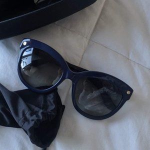 Women's Designer Sunglasses Navy/Tortoise